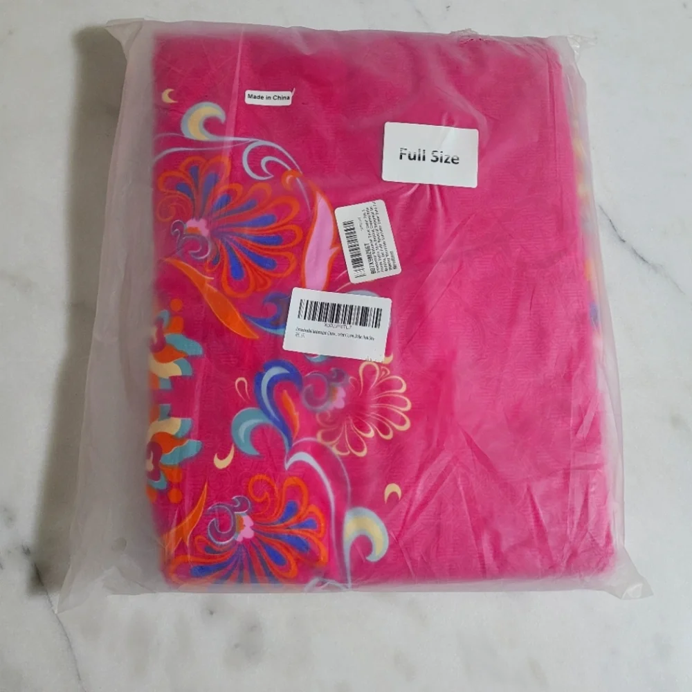 3pc Full Size Bohemian Microfiber Duvet Cover Set